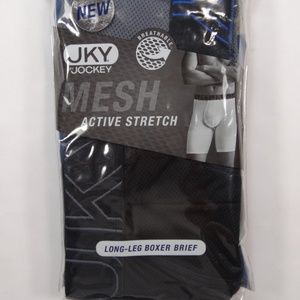 NIP JKY by Jockey ACTIVE MESH Men's Boxer Briefs M